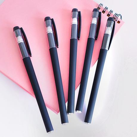 文具用品中性笔商务办公碳素笔黑色签字笔子弹头水笔_晓梦文化工厂